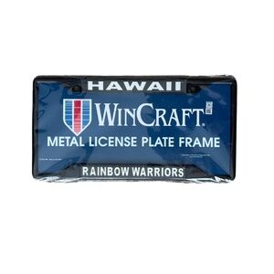 University of Hawaii-Rainbow Warriors-Metal License Plate Frame🌈